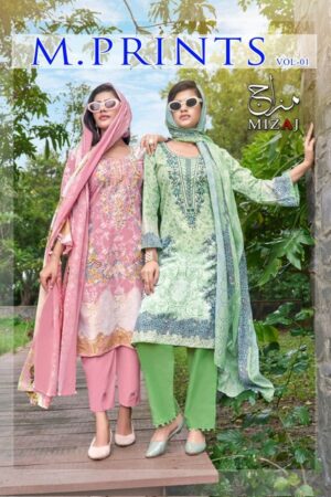 MIZAJ M PRINTS VOL 1 Rehmat Boutique  MIZAJ M PRINTS VOL 1 WHOLESALE PRICE 9.jpg