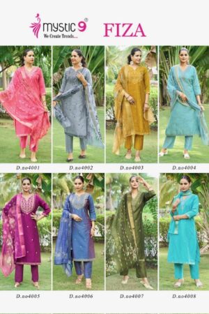 MYSTIC 9 FIZA VOL 4 Rehmat Boutique  MYSTIC 9 FIZA VOL 4 KURTI WHOLESALER 5.jpg