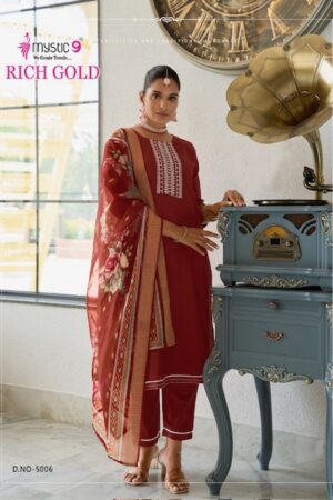 MYSTIC 9 RICH GOLD VOL 5 Rehmat Boutique  MYSTIC 9 RICH GOLD VOL 5 WHOLESALE PRICE 3.jpg