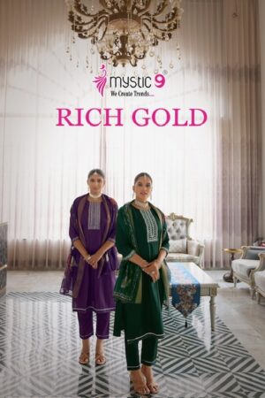 MYSTIC 9 RICH GOLD VOL 5 Rehmat Boutique  MYSTIC 9 RICH GOLD VOL 5 WHOLESALE PRICE 8.jpg