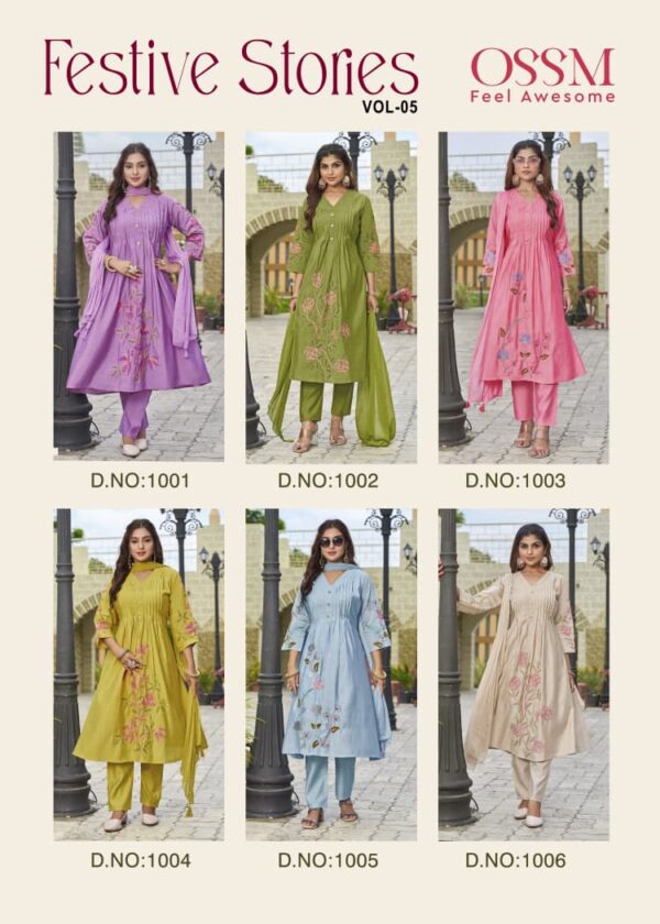 OSSM FESTIVE STORIES VOL 5 Rehmat Boutique  OSSM FESTIVE STORIES VOL 5 KURTI WHOLESALER 8.jpg