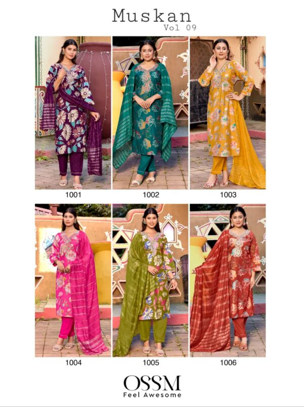 OSSM MUSKAN VOL 9 KURTI WHOLESALER 2.jpg