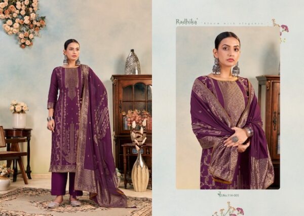 RADHIKA AZARA BANARASI ADHA VOL 6 Rehmat Boutique  RADHIKA AZARA BANARASI ADHA VOL 6 LATEST CATALOG 6.jpg