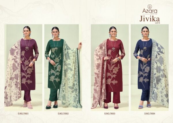 RADHIKA AZARA JIVIKA VOL 5 JAM COTTON SUITS CATALOG 4.jpg