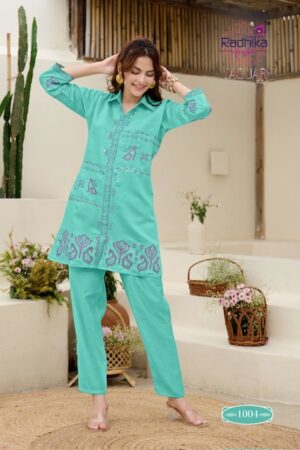 RADHIKA LIFESTYLE JAGUAR VOL 1 Rehmat Boutique  RADHIKA LIFESTYLE JAGUAR VOL 1 READYMADE CORD SET 5.jpg