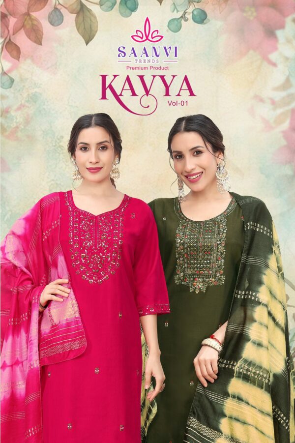 SAANVI TRENDS KAVYA VOL 1 Rehmat Boutique  SAANVI TRENDS KAVYA VOL 1 WHOLESALE PRICE 12.jpg
