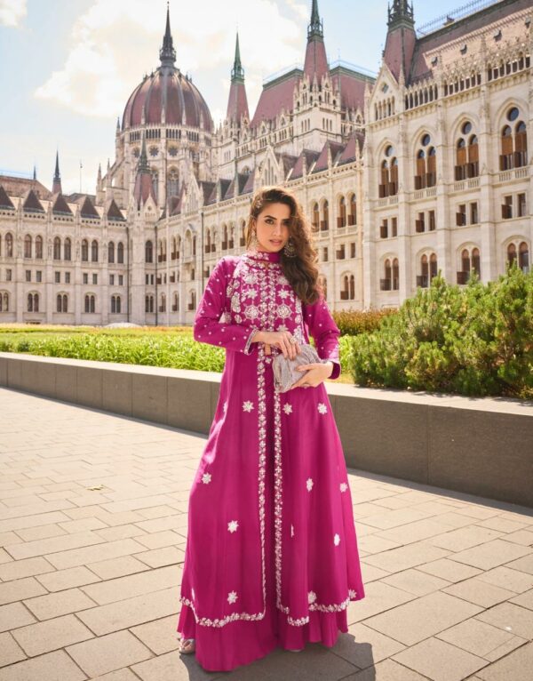 SAYURI DESIGNER NARGIS Rehmat Boutique  SAYURI DESIGNER NARGIS ORGANZA SUITS CATALOGUE 9.jpg