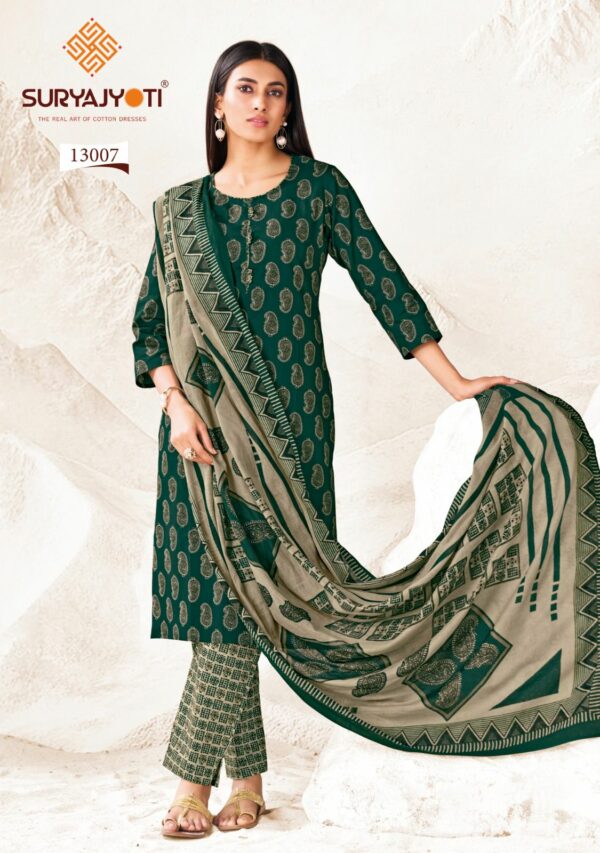 SURYAJYOTI PREYASI VOL 13 Rehmat Boutique  SURYAJYOTI PREYASI VOL 13 READYMADE COTTON KURTIS 13.jpg