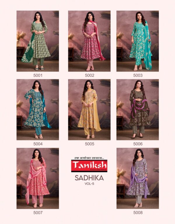 TANIKSH SADHIKA VOL 5 Rehmat Boutique  TANIKSH SADHIKA VOL 5 WHOLESALE PRICE 8.jpg