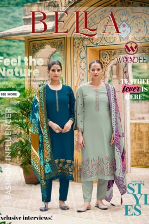 WOODEE BELLA Rehmat Boutique  WOODEE BELLA KURTI WHOLESALER SURAT 6.jpg