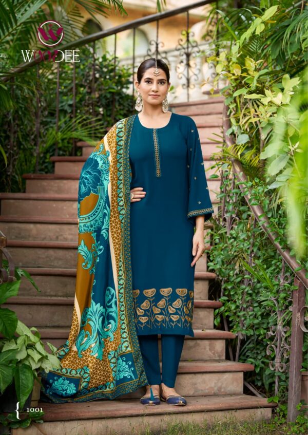 WOODEE BELLA Rehmat Boutique  WOODEE BELLA KURTI WHOLESALER SURAT 7.jpg