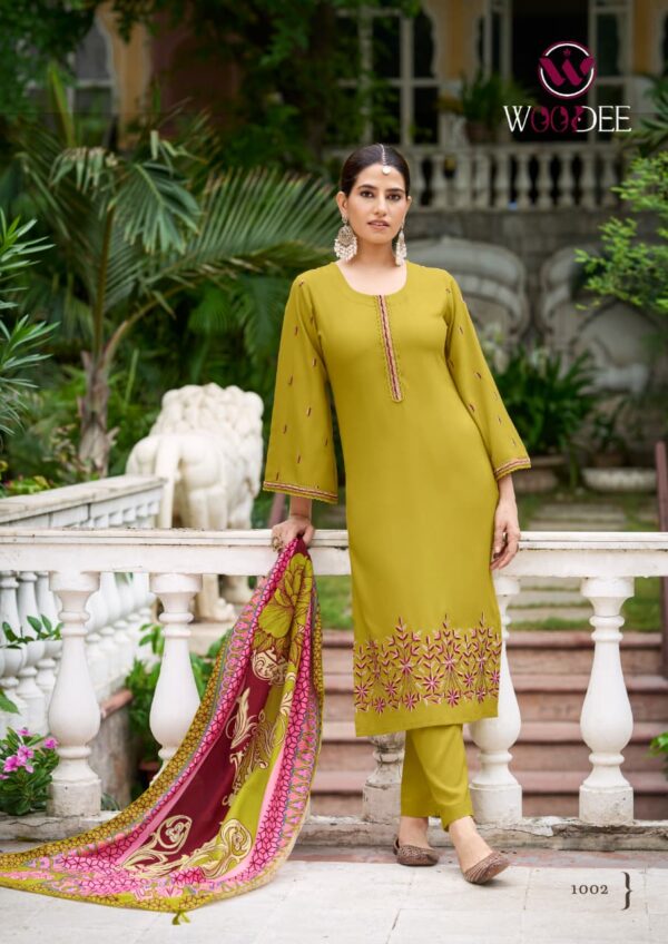 WOODEE BELLA Rehmat Boutique  WOODEE BELLA KURTI WHOLESALER SURAT 8.jpg