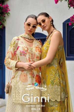 YOUR CHOICE GINNI VOL 5 Rehmat Boutique  YOUR CHOICE GINNI VOL 5 CHINNON SUITS CATALOGUE 10.jpg