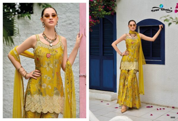 YOUR CHOICE GINNI VOL 5 Rehmat Boutique  YOUR CHOICE GINNI VOL 5 CHINNON SUITS CATALOGUE 3.jpg