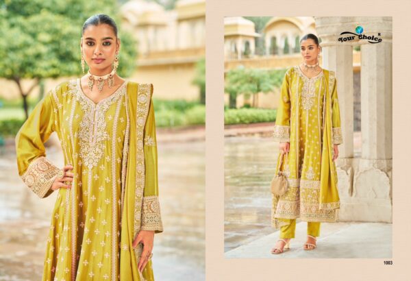 YOUR CHOICE KRONIS Rehmat Boutique  YOUR CHOICE KRONIS HEAVY CHINNON SUITS CATALOG 2.jpg