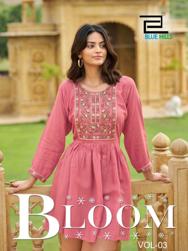 BLUE HILLS BLOOM VOL 3 READYMADE SHORT KURTIS 6.jpg