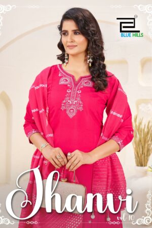 BLUE HILLS JHANVI VOL 10 KURTI WHOLESALER 6.jpg