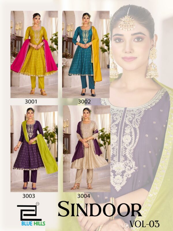 BLUE HILLS SINDOOR VOL 3 KURTI WHOLESALER 1.jpg