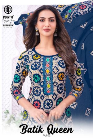 DEEPTEX PRINTS BATIK QUEEN VOL 2 READYMADE KURTIS 1.jpg