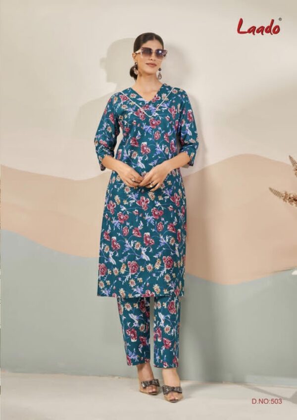 LAADO KAVYA VOL 5 COTTON CORD SET WHOLESALER 4.jpg
