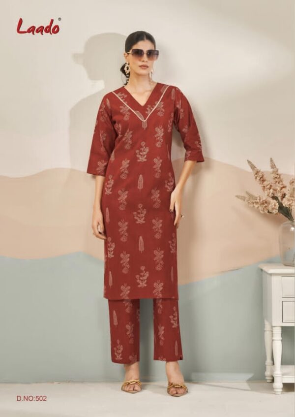LAADO KAVYA VOL 5 COTTON CORD SET WHOLESALER 6.jpg