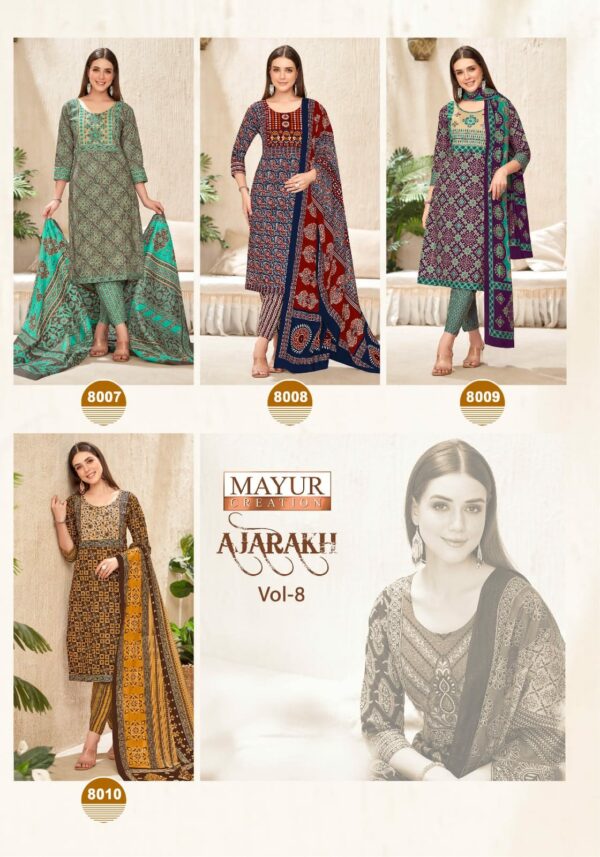 MAYUR CREATION AJARAKH VOL 8 WHOLESALE 9.jpg