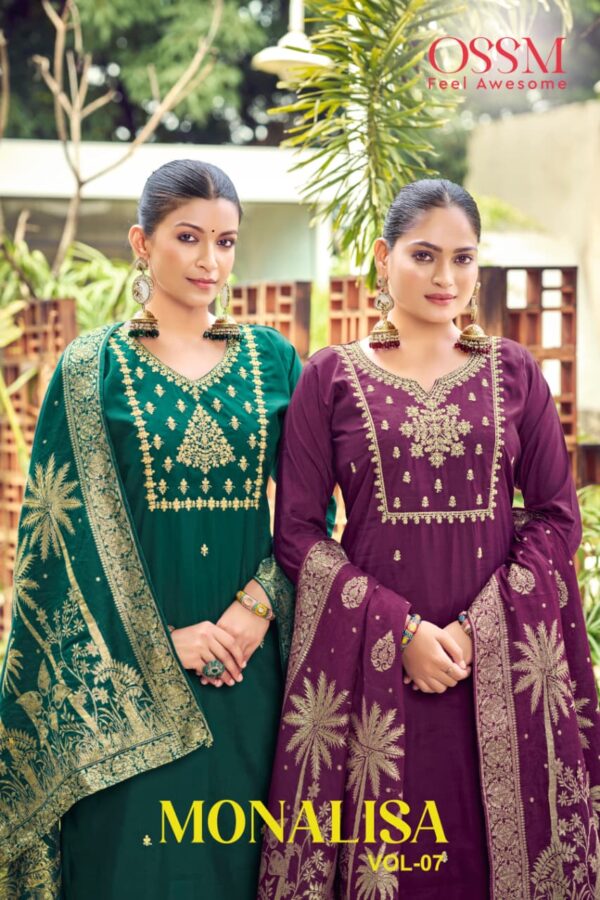 OSSM MONALISA VOL 7 KURTI WHOLESALER 8.jpg