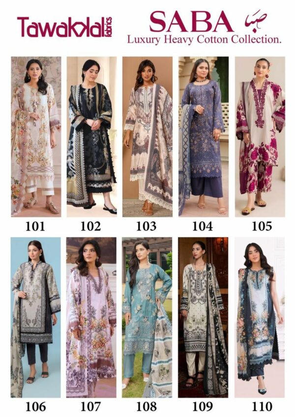 TAWAKKAL FABRICS SABA KARACHI SUITS WHOLESALER 12.jpg