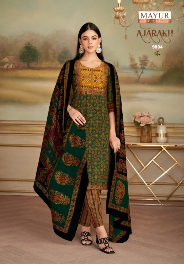 MAYUR CREATION AJARAKH VOL 9 WHOLESALE 5.jpg