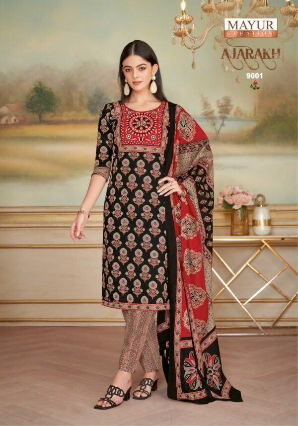 MAYUR CREATION AJARAKH VOL 9 WHOLESALE 6.jpg