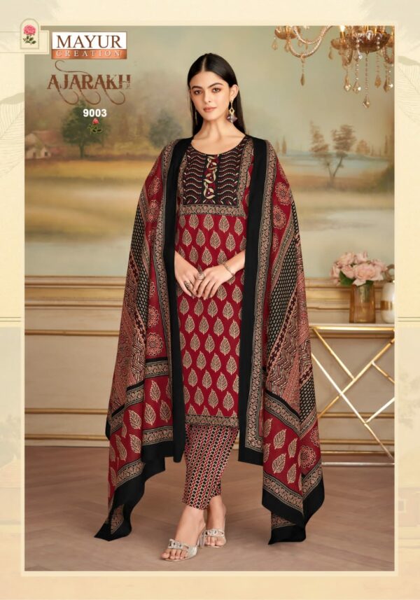 MAYUR CREATION AJARAKH VOL 9 WHOLESALE 7.jpg
