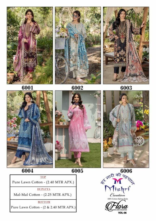 MISHRI CREATION FLORA VOL 6 LAWN KARACHI SUITS 11.jpg
