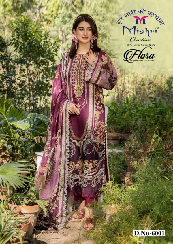 MISHRI CREATION FLORA VOL 6 LAWN KARACHI SUITS 8.jpg