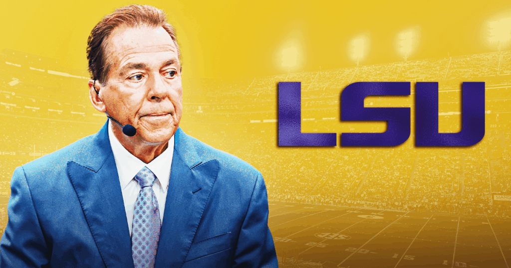 Is LSU the best job in America? Nick Saban says it depends on how much money you can spend on the roster Rehmat Boutique saban lsu afi.png