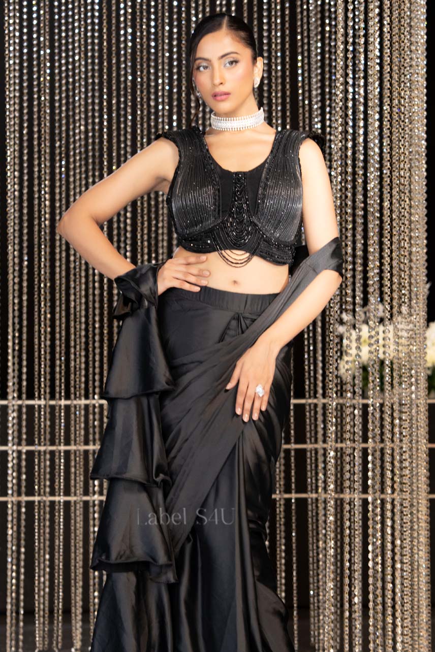 Shivali S4u Bold in Black-Pre-Draped Saree New Arrival 2025 Rehmat Boutique Bold in Black-Pre-Draped Saree 302 d279881e 886a 492f 9309 2bd3d403ca7a.jpg