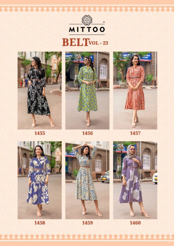 MITTOO BELT VOL 23 KURTI WHOLESALER SURAT 7.jpg