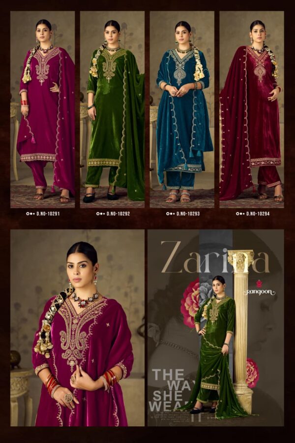 RANGOON ZARINA Rehmat Boutique RANGOON ZARINA RANGOON ZARINA READYMADE VELVET KURTIS CATALOG 4.jpg