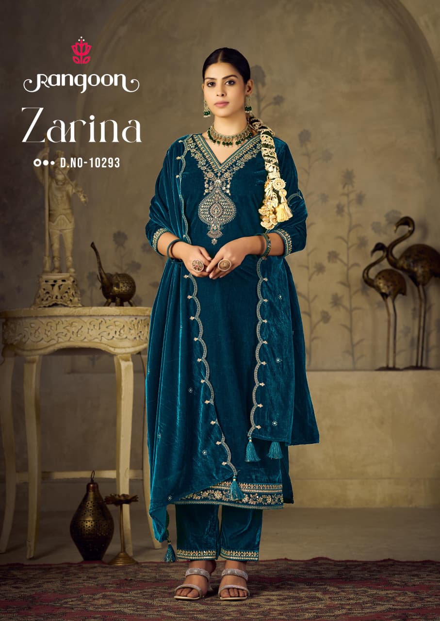 RANGOON ZARINA Rehmat Boutique RANGOON ZARINA RANGOON ZARINA READYMADE VELVET KURTIS CATALOG 5.jpg