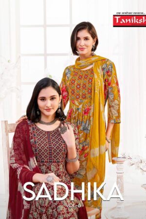 Home Rehmat Boutique Buy Ethnic Suits Online for Weddings TANIKSH SADHIKA VOL 6 READYMADE KURTIS CATALOG 1.jpg