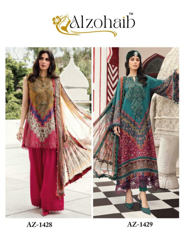 ALZOHAIB AZ 1428 TO AZ 1429 PAKISTANI SUIT WHOLESALER 4.jpg