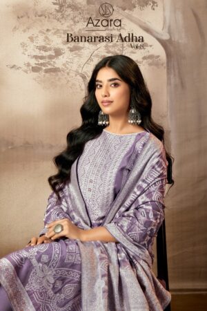 AZARA BANARASI ADHA VOL 8 COTTON SUITS 9.jpg