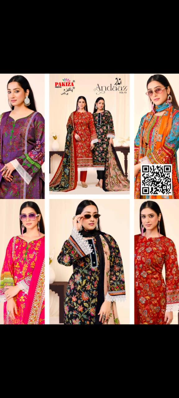 ₹690 Pcs : 10 PAKIZA PRINTS ANDAAZ VOL 13 LAWN COTTON SUITS 0 64 Rehmat Boutique ₹690 Pcs : 10 PAKIZA PRINTS ANDAAZ VOL 13 LAWN COTTON SUITS 0 64 PAKIZA PRINTS ANDAAZ VOL 13 LAWN COTTON SUITS 11.jpg