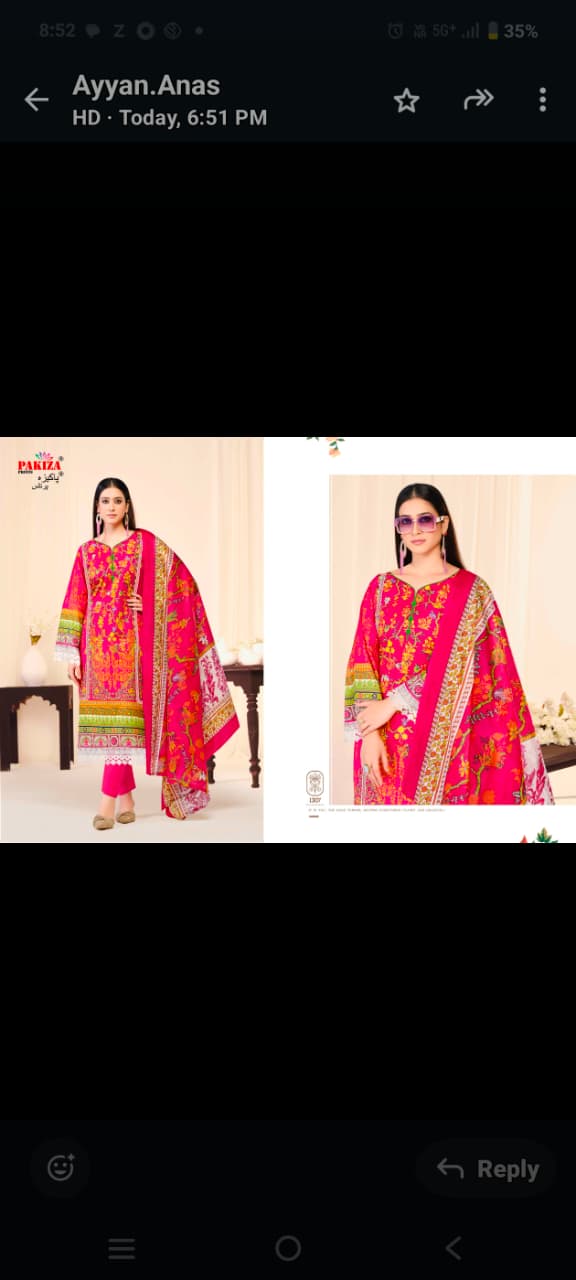₹690 Pcs : 10 PAKIZA PRINTS ANDAAZ VOL 13 LAWN COTTON SUITS 0 64 Rehmat Boutique ₹690 Pcs : 10 PAKIZA PRINTS ANDAAZ VOL 13 LAWN COTTON SUITS 0 64 PAKIZA PRINTS ANDAAZ VOL 13 LAWN COTTON SUITS 4.jpg