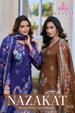 SAANVI TRENDS NAZAKAT VOL 1 KARACHI SUITS 9.jpg