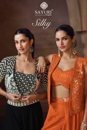 SAYURI DESIGNER SILKY DESIGNER WEAR DRESS 7.jpg