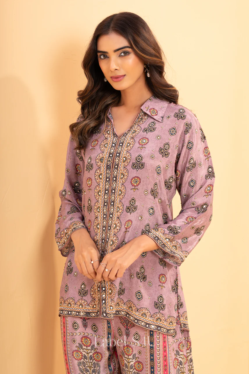 Shivali S4u Purple Printed Crepe-Co-Ord Set New Arrival 2025 Rehmat Boutique Purple Printed Crepe-Co-Ord Set 176 1.jpg