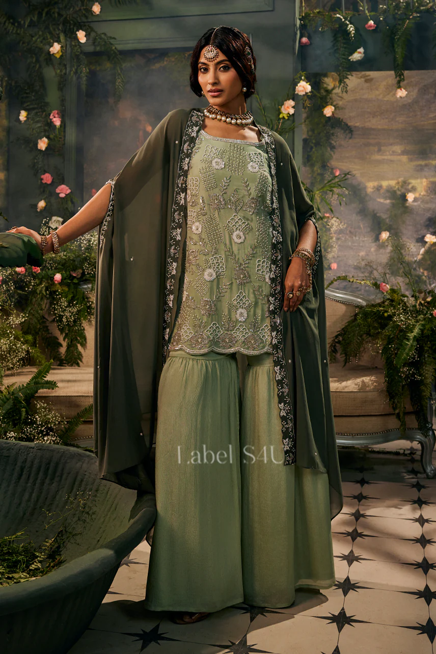 Shivali S4u Green handwork -Sharara set New Arrival 2025 Rehmat Boutique Green handwork -Sharara set 33 bcad8ece 0263 4ed3 91e2 739160614374.jpg