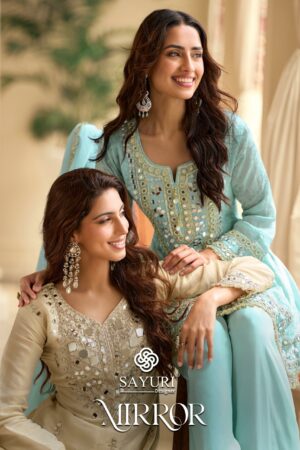 Sayuri Designer Mirror Collection Latest Mirror Work Suits at Rehmat Boutique (4)