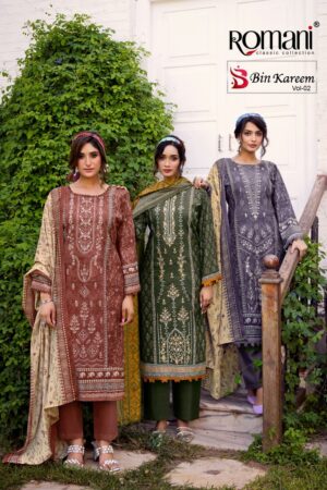 Romani Bin Kareem vol 2 catalog dress materials wholesale soft cotton Rehmat Boutique  romani bin kareem vol 2 catalog dress materials wholesale soft cotton 2026 01 28 16 14 48.jpeg
