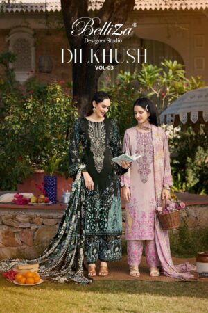 Home Rehmat Boutique Buy Ethnic Suits Online for Weddings belliza dilkhush vol 3 series 955001-955008 viscose rayon wholesale readymade suit Rehmat Boutique